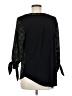 Fortune + Ivy 100% Polyester Green 3/4 Sleeve Blouse Size M - photo 2
