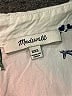 Madewell 100% Cotton Print White Short Sleeve Blouse Size XXS - photo 7