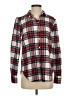 Ann Taylor LOFT Plaid Red Long Sleeve Blouse Size S - photo 1