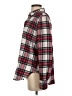 Ann Taylor LOFT Plaid Red Long Sleeve Blouse Size S - photo 5