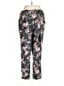 One By Chapter One Floral Black Casual Pants Size L - photo 2