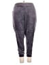 D&Co. Solid Gray Casual Pants Size 4X - photo 1