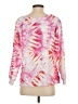 Boston Proper Tie-dye Pink Pullover Sweater Size S - photo 2