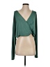 ASOS Green Long Sleeve Top Size 2 - photo 1