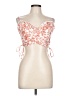 Princess Polly 100% Polyester Orange Pink Tube Top Size 12 - photo 1