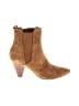 Veronica Beard 100% Leather Brown Ankle Boots Size 7 1/2 - photo 1