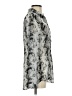 CAbi 100% Polyester Animal Print Silver Long Sleeve Blouse Size XS - photo 4