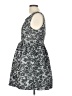 Kling 100% Polyester Paisley Gray Cocktail Dress Size L - photo 5