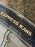 Express Jeans Hearts Blue Jeggings Size 4 - photo 6