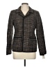 Nina Mclemore Tweed Brown Wool Blazer Size 6 - photo 1