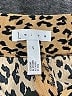 Leith 100% Polyester Animal Print Gold Casual Pants Size S - photo 7