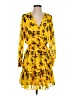 MICHAEL Michael Kors 100% Polyester Yellow Cocktail Dress Size S - photo 1