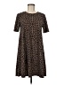 BCBGeneration Paisley Brown Burgundy Casual Dress Size M - photo 1