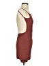 Boohoo Solid Brown Orange Cocktail Dress Size 4 - photo 4