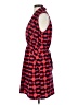 Aqua 100% Polyester Argyle Red Casual Dress Size S - photo 5