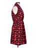 Aqua 100% Polyester Argyle Red Casual Dress Size S - photo 4