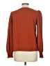 Shein Orange Long Sleeve Blouse Size 6 - photo 2