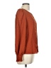 Shein Orange Long Sleeve Blouse Size 6 - photo 4