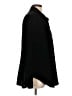 Gap 100% Polyester Solid Black Long Sleeve Blouse Size L - photo 4