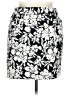 Chaps Floral Black Casual Skirt Size 14 - photo 2