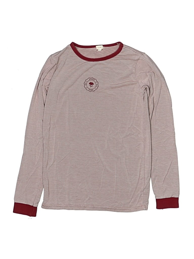 Pre-owned Assorted Brands Kids' Long Sleeve T-shirt In Burgundy