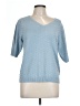 Ella Moss Blue 3/4 Sleeve Top Size L - photo 1