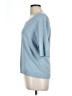 Ella Moss Blue 3/4 Sleeve Top Size L - photo 5