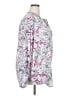 Torrid 100% Polyester Floral Purple Long Sleeve Blouse Size 4X Plus (4) - photo 4