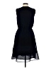 The Limited 100% Polyester Solid Blue Cocktail Dress Size 8 - photo 2