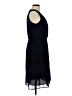The Limited 100% Polyester Solid Blue Cocktail Dress Size 8 - photo 4