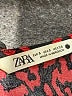Zara Animal Print Red Casual Dress Size S - photo 7