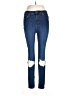 Free People Hearts Blue Jeans Size 31L - photo 1