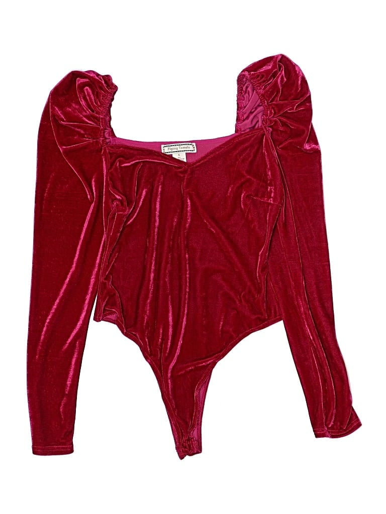 Pre-owned Flying Tomato Bodysuit In Burgundy