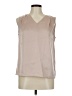 Shein Tan Sleeveless Blouse Size 6 - photo 1