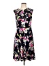 Wisp Floral Black Casual Dress Size 12 - photo 1