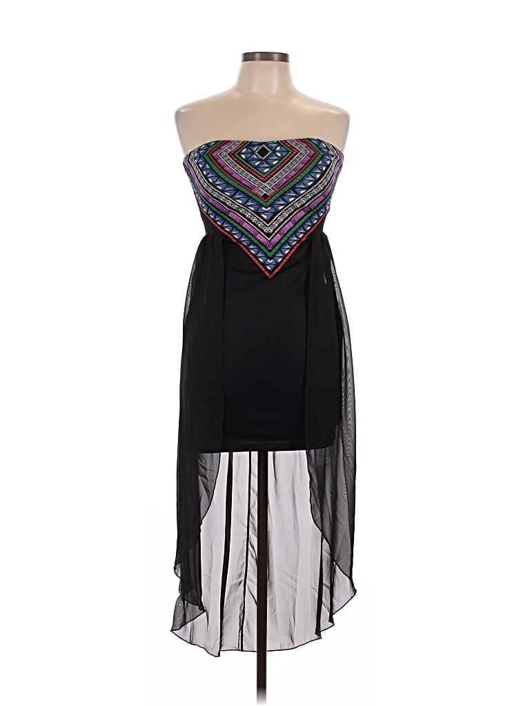 Pre-owned Body Central Cocktail Dress In Black