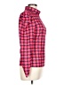 Shein Houndstooth Pink Long Sleeve Blouse Size 12 - photo 4