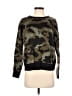 Fashion Nova 100% Acrylic Camo Green Pullover Sweater Size S - photo 1