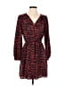 Aqua Print Red Casual Dress Size XS - photo 1