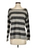 Sofia Cashmere 100% Cashmere Stripes Gray Cashmere Pullover Sweater Size S - photo 1