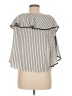 Maurices 100% Polyester Silver 3/4 Sleeve Blouse Size M - photo 2