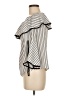 Maurices 100% Polyester Silver 3/4 Sleeve Blouse Size M - photo 5