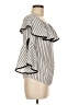 Maurices 100% Polyester Silver 3/4 Sleeve Blouse Size M - photo 4