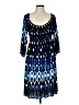 Muse Print Blue Cocktail Dress Size 10 - photo 1