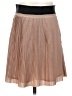Zara 100% Polyester Solid Tan Casual Skirt Size XS - photo 1