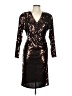 Oleg Cassini 100% Polyester Black Cocktail Dress Size 10 - photo 1