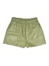 Steve Madden 100% Polyurethane Solid Green Shorts Size S - photo 1