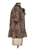 Joie Animal Print Brown Short Sleeve Blouse Size XXS - photo 4