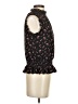 J.Crew 100% Polyester Black Sleeveless Blouse Size 00 - photo 4