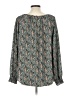 alex & lili 100% Polyester Teal Long Sleeve Blouse Size L - photo 2